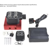 Red Universal Air Ride Suspension Manifold Valve 1/4 1/8"npt Fast Air Bag Control fbss (0-300psi)