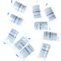 /KQM/10 rolls/lot 5cmx4.5m PBT Elastic Bandage First Aid Kit Gauze roll Dressing