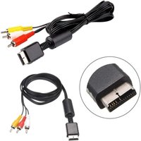 for PS3 PS2 PS1 PlayStation AV Cable Splitter RCA Audio Video Extend Cord Game Player to Monitor TV RCA Wire Converter Adapter