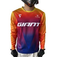 AliExpress NONE giant mtb jersey men's motocross downhill jersey BMX enduro quick-drying T-shirt mountain bike long-sleeved shirt