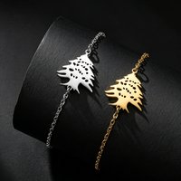 Lebanon Cedar Charm Bracelet Adjustable Stainless Steel Bracelets Braid String Rope Chain Patriotic Lebanon Symbol Jewelry Gifts