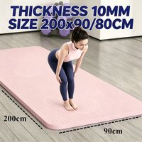 200x90cm Yoga Mat Home Yoga Mat Indoor Sports Fitness Floor Mat NBR Equipment Pilates Anti Slip Thickened Style for Beginners