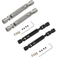 MN82 LC79 MN78 Steel Drive Shaft CVD Driveshaft With 3Mm To 4Mm Shaft Sleeve For MN-78 Cherokee MN 82 1/12 RC Car Metal Upgrade