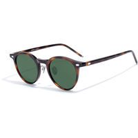 Retro Round Acetate Polarized Sunglasses for Men Women's Ultraviolet-proof UV400 Sunglass Outdoor Driving Sun Glasses Eyewear