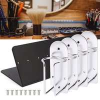 Barbershop Hair Clipper Holder Electric Trimmer Station Display Rack Barber Stainless Steel Clipper Organizer Hair stylist Tools