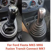 5/6 Speed Leather Gear Shift Knob Lever Shifter For Ford Fiesta MK5 MK6 2002-2017 / Transit / Tourneo Connect MK1 2002-2013