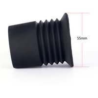 Tactical Hunting Flexible Rifle Scope Ocular Eye Protector Rubber Scope Lens Recoil Cover Eye Cup Extender Eyeshade Anti Impact