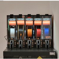 Prusa MK3S/MK4 MMU3 Upgrade Kit - All-in-One Filament Management System with 5-Spool Storage & Feed Assist