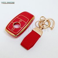 Shell for Mercedes Benz A C E S G Class GLC CLE CLA W177 W205 W213 W222 X167 AMG 2 Buttons New TPU Car Remote Key Case Cover