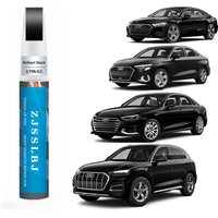 Car Touch Up Paint(Brilliant Black(LY9B/A2)) for Audi, Car Paint Scratch Repair Kit, Quick & Easy Solution to Repair, 2 in 1 Scr
