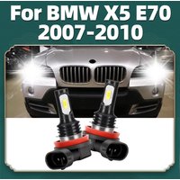 2x 12V LED Daytime Running Lights For BMW X5 E70 2007 2008 2009 2010 Car 6000K DRL Daylight Bulbs 15000LM Lamp H8 H11