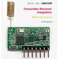QIACHIP RF Receiving and Transmitting Integrated 868Mhz 4CH 4 Button Remote Control Switch For Arduino Uno Module Smart Home