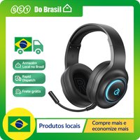 Versand aus BR/ES/PL Over-Ear-Kopfhörer Bluetooth 6.0 QCY V200 Tri-Mode Wireless-Kopfhörer 7.1 Surround Sound Gaming RGB-Headset