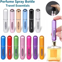 5ml Mini Travel Perfume Bottle Base Portable Perfume Aluminum Material Refill Bottle Straight Charging Sample Refillable Bottle