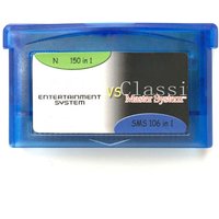 106 in 1 SMS + 150 in 1 NES Video Games Cartridge Card for GBA SP NDS NDSL DS Lite Console English