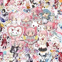10/30/48/98pcs Japan Anime Puella Magi Madoka Magica Stickers DIY Suitcase Notebook Phone Cute Cartoon Girl Kaname Madoka Decals