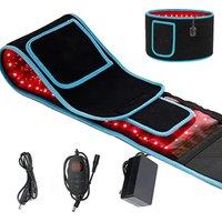Red &Infrared LED Light Therapy Belt 850nm 660nm Back Pain Relief Wrap Burn Fat Wrap Slimming Machine Waist Heat Pad Full Body