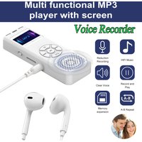 2025 Neuer tragbarer Mini-MP3-Player, HiFi-Musik-Player, eingebauter Lautsprecher für Walkmen mit E-Books, Aufnahme von FM-Radio-Reproduktor-MP3