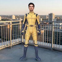 Adult Men Wolverine Cosplay Zentai Suit Halloween Superhero Full Body Jumpsuit Movie Character Costume for Party Carnival
