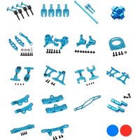 Tamiya TT02 Komplettes Metall-Upgrade-Teile-Set Antriebswelle CVD Lenkungsdifferential Lenkungsbaugruppe für Tamiya TT02 1/10 RC Auto