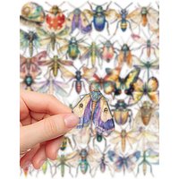 AliExpress NONE 50Pcs Cute Cartoon Insect Beetle Stickers PET for Toy DIY Luggage Laptop Guitar Skateboard Phone Case Bike Car Sticker
