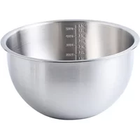 3 Sizes High Quality 304 Stainless Steel Salad Mixing Bowl Kitchen Storage Bowls Set Child Anti-scalding Food Soup Ramen Bowl