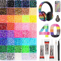 Minimalist Shiny Half-round Rhinestone Nail Art Accessories 3-5mm Flat-back Resin Nail Rhinestones, DIY Nail Craft Decorations