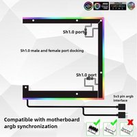 Desktop Computer Mainboard Luminous Pad 5v 3Pin ARGB AURA Sync PC Decoration Accessories