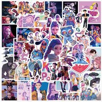 AliExpress Bandai 55/110pcs K-Pop Anime Waterproof Cartoon Stickers Animation Movie Decals DIY Laptop Car Bike Graffiti Decoration Gift In Stock