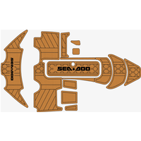2007-2012 Sea Doo 150 Speedster1/4" 6mm 1/4" 6mm Eva Faux Teak Deck Surfing Boat Motorcycle crapet Non-Slip mat Marine Floor