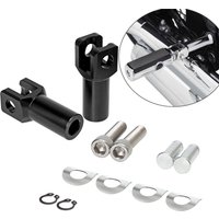 Motorcycle Passenger Foot Pegs Footrest Support Mount Footrest Clevis Kit For Harley Softail Fatboy Heritage FXST 2000-2006 2005