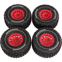 4pcs 65mm Rubber Tire Tyre 12mm 14301 14302 14303 1/14 MJX HYPER GO RC Car Upgrade Parts Accessories