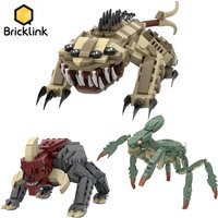 Bricklink Star Movie Animals Figures Geonosian Arena Three Beasts Reek Nexus and Acklays Monster Sets Building Blocks Toys Gift