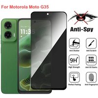For Motorola Moto G35 Anti Spy Privacy Tempered Glass Screen Protector Compatible For Motorola MotoG35 Phone Film
