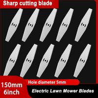 150mm Alloy Replacement Saw Blade Metal Trimmer Head for Rechargeable Battery Lawn Mower Home Garden Cutting Machine Accessories