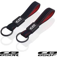 motorcycle for honda cb500f cb500x cb750 cb650f cb650r cb750 cb1000r cb1100f cb1300 motorcycle key chain leather keychain