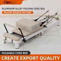 Aluminum Alloy Foldable Pilates Reformer High Stability Commercial Pilates Core Bed Full Body Workout Machine