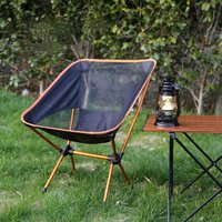 Outdoor Moon Chair Camping Klappstuhl Tragbarer Freizeit Liegestuhl Ultraleichter Klappstuhl aus Aluminiumlegierung