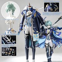 Lohen cosplay Game Cosplay Series:Genshin Impact Knights of Favonius Lohen 3D mold props Cosplay Costume full set Coscake