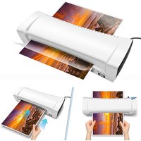 BRIEFNESS Portable A4/A5/A6 Laminator Machine 230mm, 3-in-1 Hot/Cold, Bubble-Free for School/Office, Photos/Documents Laminating