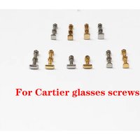 2Pcs Glasses Screw Accessories Gold Silver Square Horseshoe Shape Long Short Trapezoidal Nail For Myopia Mirror Sunglasses