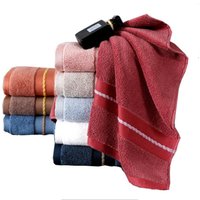 Pure Cotton Towel Absorbent Adult Towels Solid Color Soft And Absorbent Face Hand Shower Towel 34X74CM
