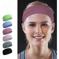 AliExpress NONE 1PC Non-Slip Sport Headbands Moisture Wicking Workout Sweatband for Men & Women Fitness Running Cycling Football Yoga Hairband