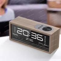DAB+ FM Bluetooth 5.0 Radio - Multifunctional Wireless Charging Alarm Clock Speaker, High-End Home Audio (Foreign Trade)