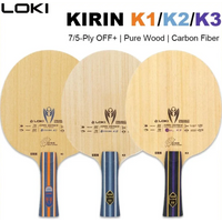 LOKI KIRIN K1/K2/K3 Table Tennis Blade FL Grip 7/5-Ply OFF+ Ping Pong Paddle Pure Wood Carbon Gnf Fiber Beginner