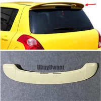 For Suzuki Swift Upgrade ABS Plastic Back Roof Spoiler 2005 2006 2007 2008 2009 2010 2011 2012 2013 2014 2015 2016