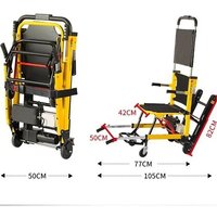 Electric climbing wheelchair Small and lightweight folding disabled people go up and down the stairs Fully automatic