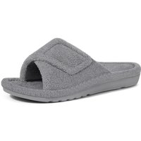 Litfun Women's Orthopedic House Slippers Soft Memory Foam Bedroom Slides Comfort Indoor Fluffy Lady Slippers With Arch Support