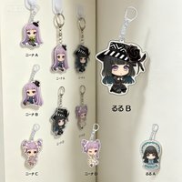 Hot Anime Artiswitch Acrylic Pendant Keychains Petanko Gift Figure Display bag decorations Cosplay cartoon character 6CM
