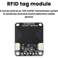 ST25DV16K I2C RFID EEPROM Breakout 13.56 Mhz NFC/RFID Reader Module ISO 15693 For Arduino For Raspberry Pi For STEMMA QT Qwiic